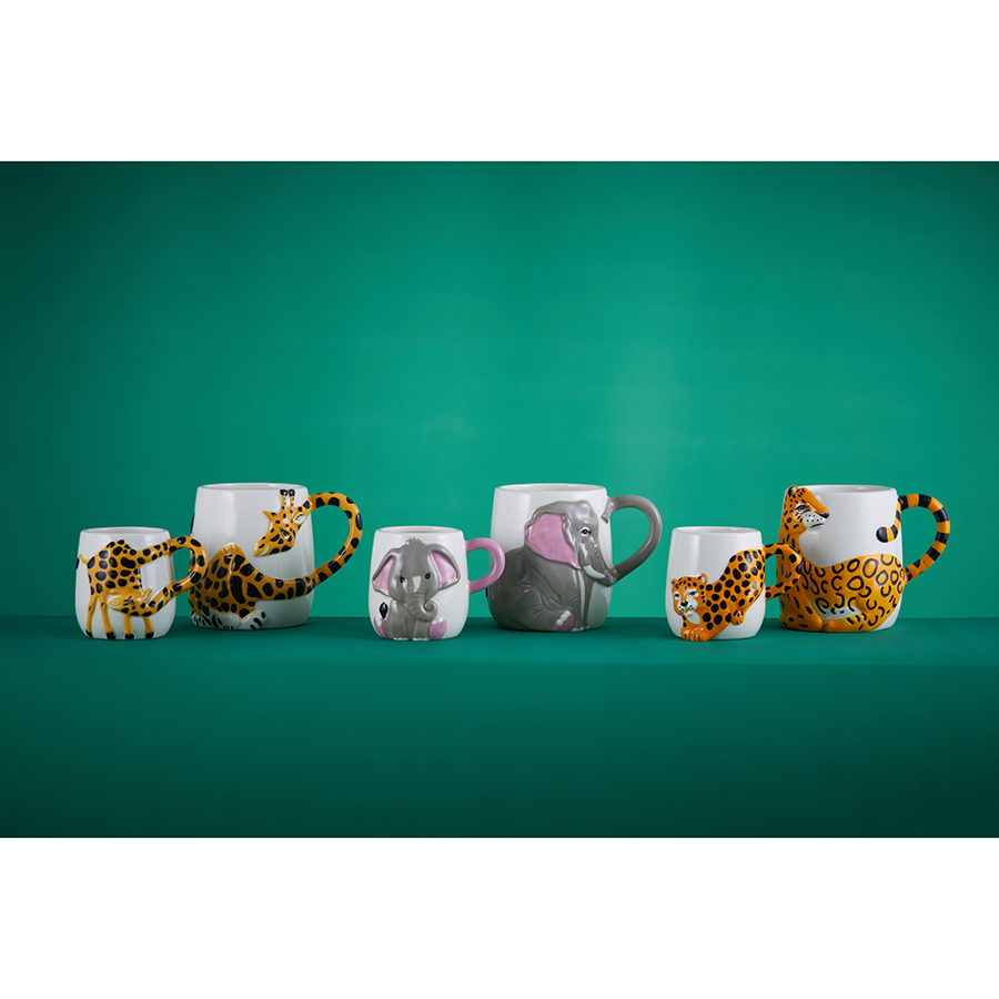P_0059.077 Набор из 2 кружек elephant, 405 мл и 195 мл Price&Kensington  - Вид №4