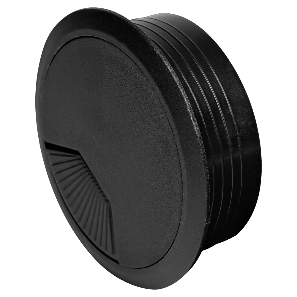 Заглушка для кабель-канала Jet 60 мм цвет черный STLM-2100667