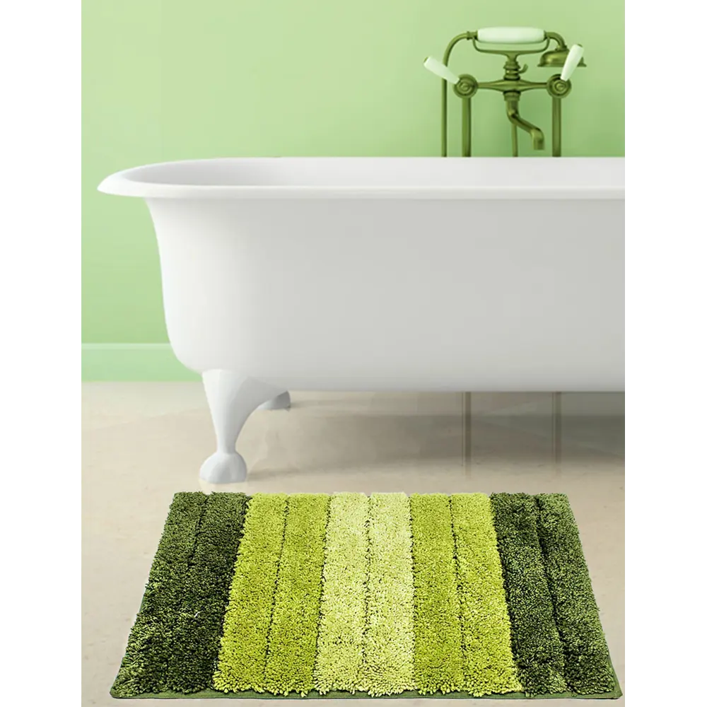 Коврик для ванной комнаты «Градиент» 40х60 см цвет зелёный BATH PLUS STLM-2026027 - Вид №3