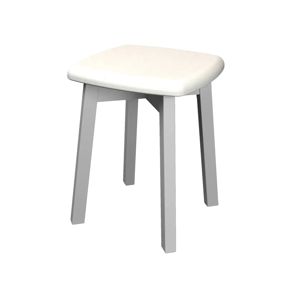 Каркас для табурета Гавр Delinia 33x33x41.5 см 42 см дерево цвет белый STLM-2063073 - Вид №5