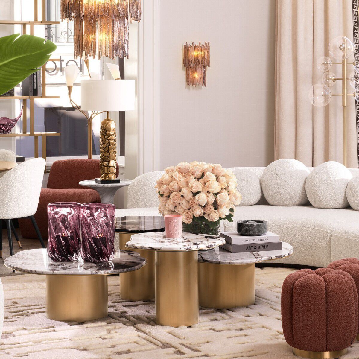 Мраморный журнальный столик Eichholtz SHAPIRO ARCH-00129337 - Вид №1