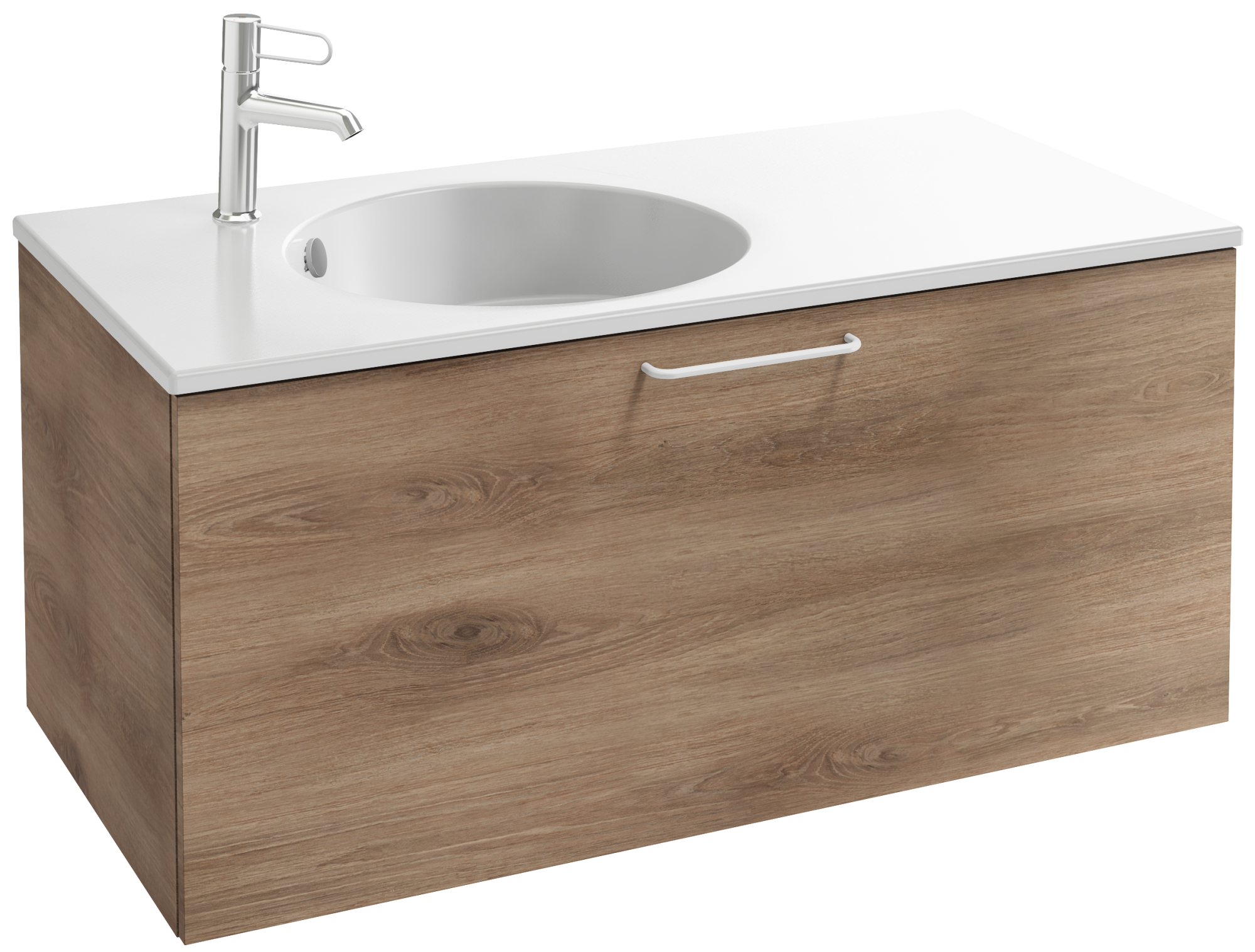 EB2514-R6-NR4 Тумба под столешницу 100 см, 1 верхний ящик, белая ручка JACOB DELAFON ODÉON RIVE GAUCHE ODEON RIVE GAUCHE