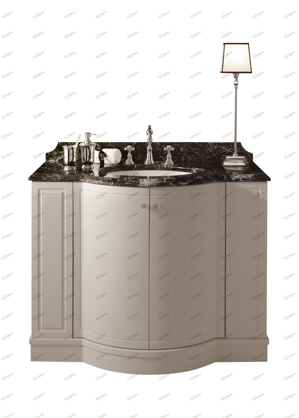 Gentry Home Душа с керамической консолью   GH101390 