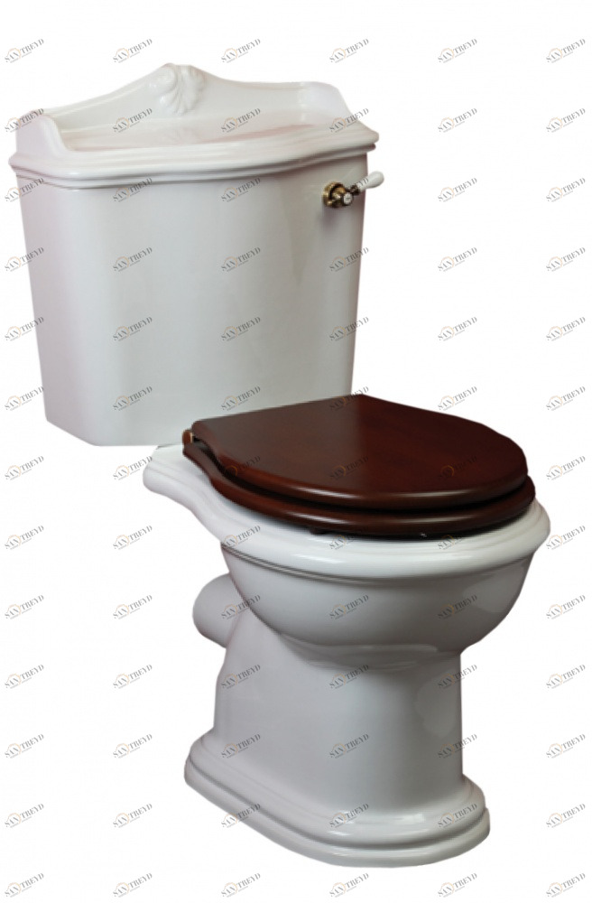 ML.IMP-25.301.BI/ML.IMP-25.308.BI/ML.OLV-29.012/ML.OLV-29.015/ML.RIC-29.040.BI.CR Компакт унитаз с бачком Белый Migliore  Италия 