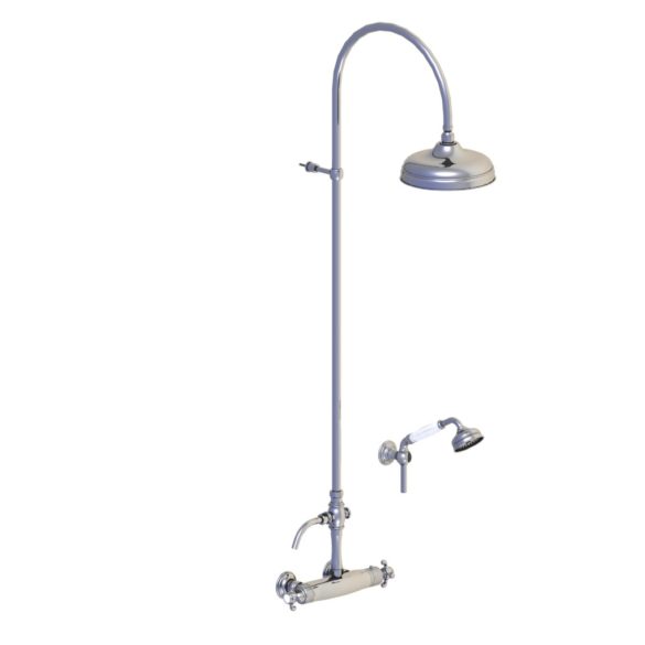 07.796 Смеситель для душа настенный термостатический в сборе HORUS Range Montmartre 