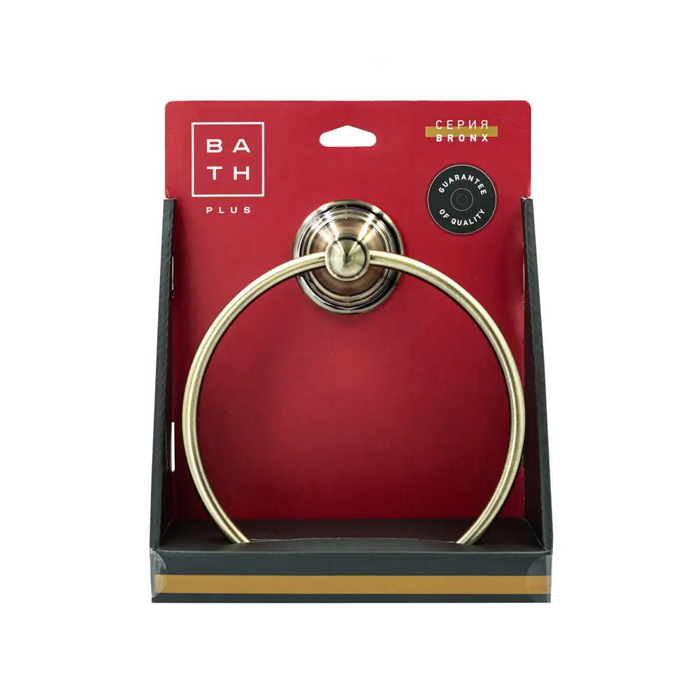 Полотенцедержатель-кольцо Bath Plus Bronx в золотом исполнении 89384526 STLM-1585007 - Вид №2