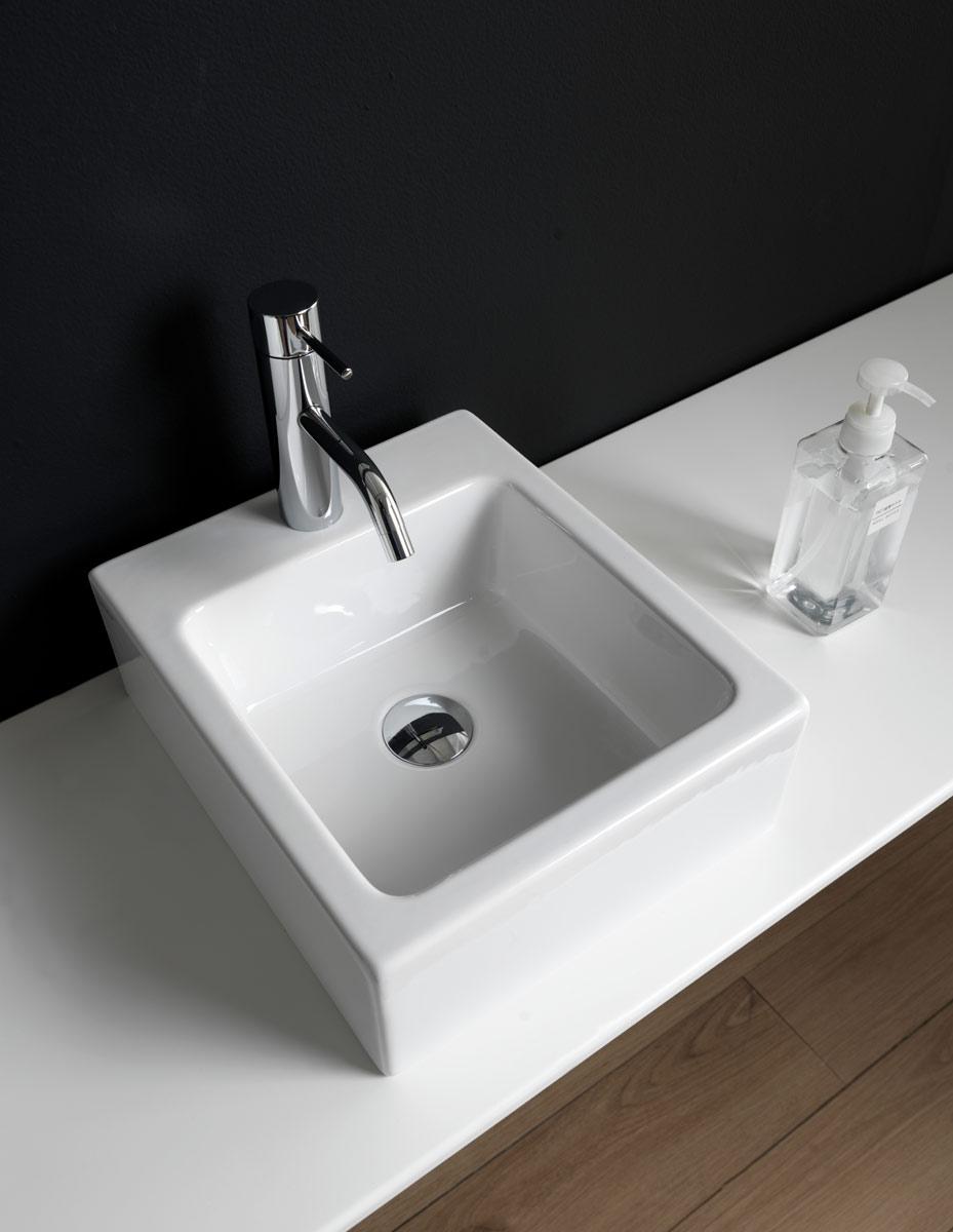 QULAV6019 Подвесная раковина настенная GSG CERAMIC Quad - Вид №2