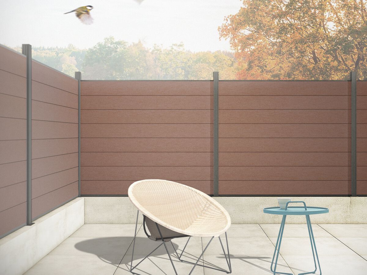 WPC модульный забор NOVOWOOD ARCH-00053602