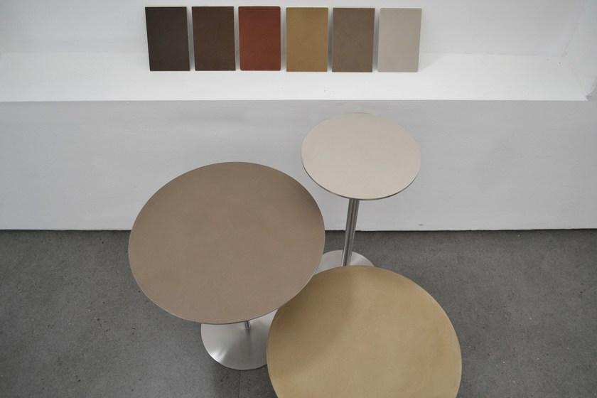 mg12 Круглый журнальный столик из нержавеющей стали Ester Est.001.03 - Вид №2