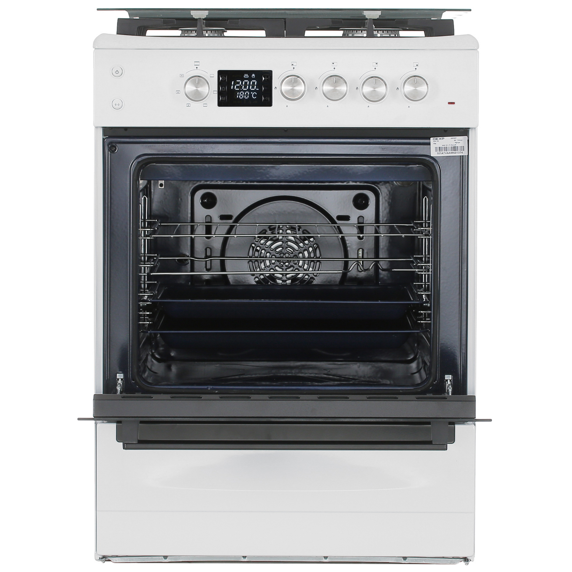 9082403 Комбинированная плита DEXP M26-1W белый STDN-0151553 - Вид №7