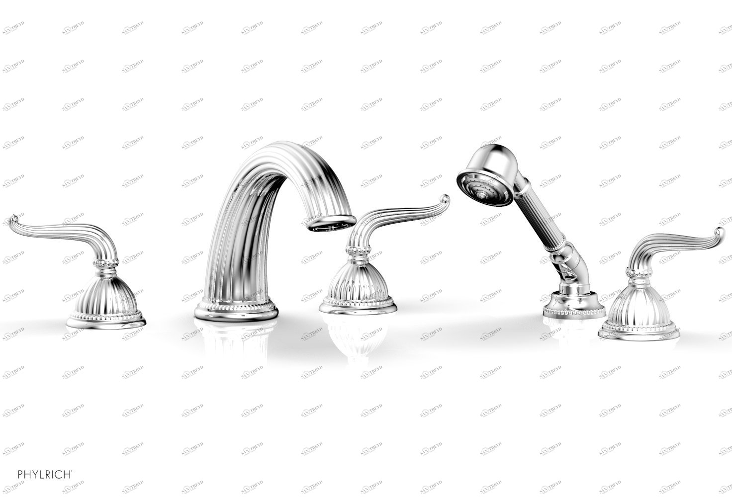 Смеситель для ванны GEORGIAN & BARCELONA Phylrich  K2141P1-026 Хромированный 