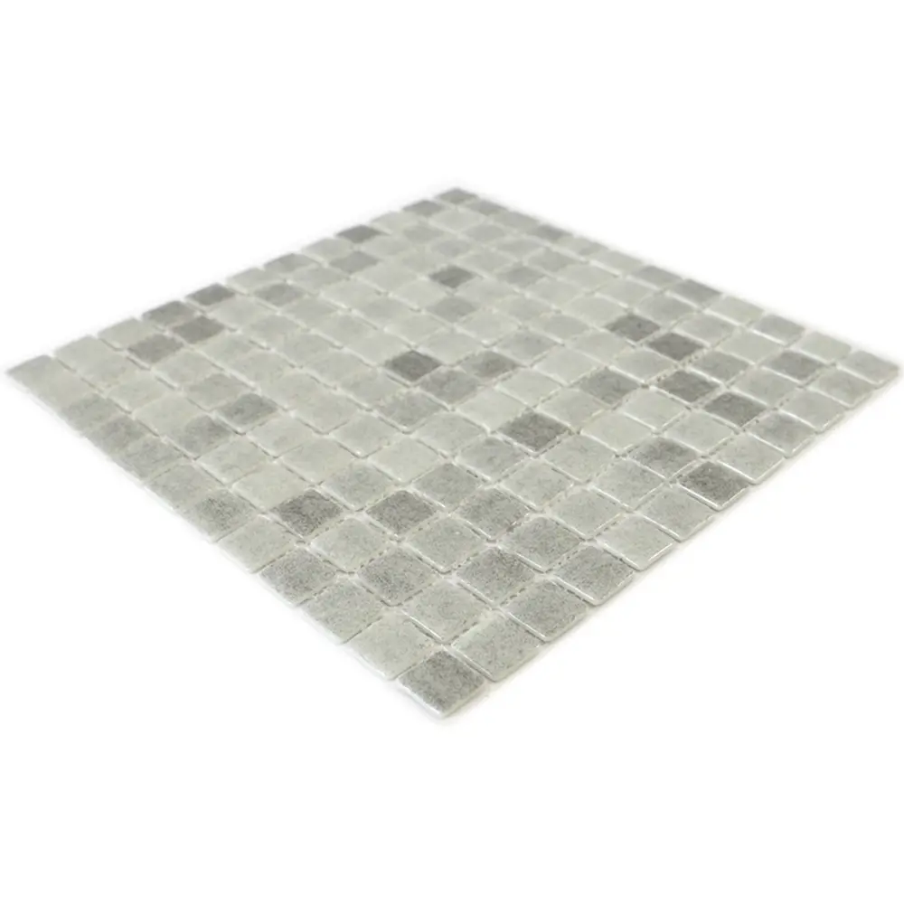 Мозаика стеклянная Natural STP-GR004 31.5x31.5 см цвет светло-серый Santreyd Steppa STLM-2210716 - Вид №3