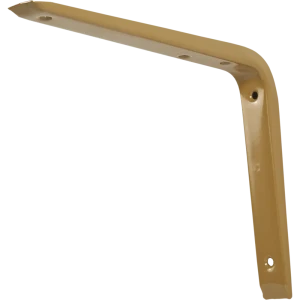 Кронштейн для полки Ренифорс 25x20 см нагрузка до 25 кг металл цвет золото