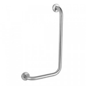 12001IS Idral Поручень из матовой нержавеющей стали серии EASY, повернутый под углом 90 ° влево или вправо
