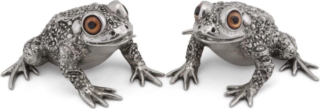 10648862 Vagabond House Набор для соли и перца Vagabond House Лягушки 10см, олово Олово 