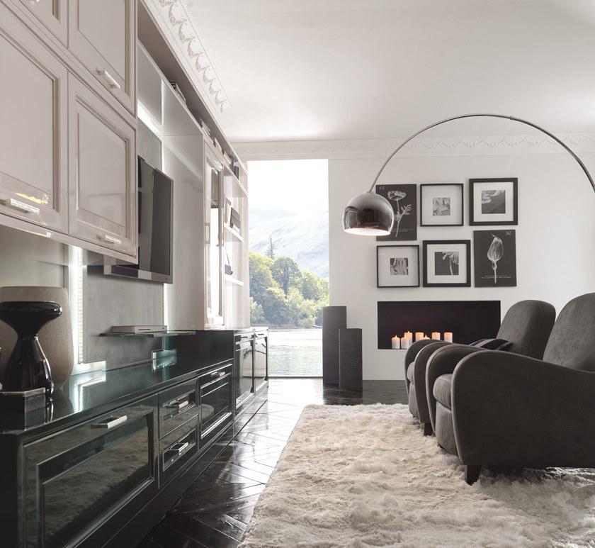 Martini Interiors Стенка для хранения из лакированной древесины на заказ Convivio contemporary sun-id-1442536 - Вид №1