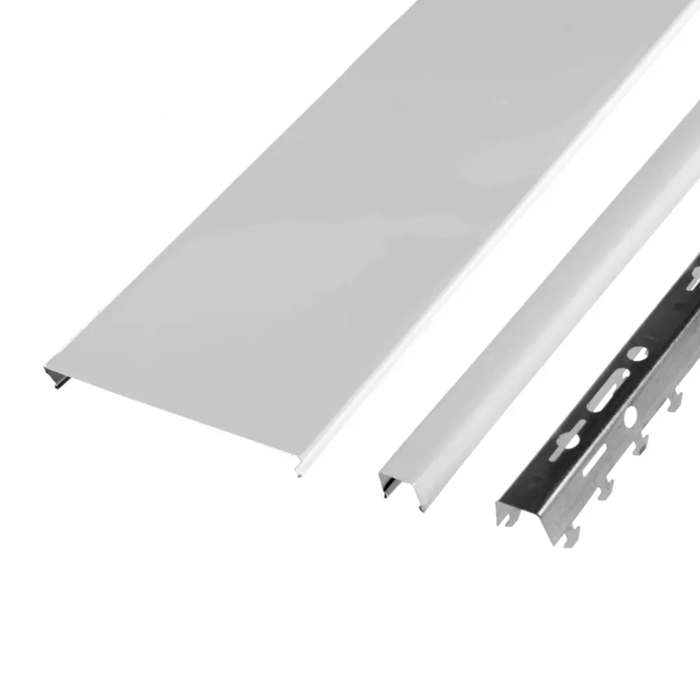 Комплект реечного потолка MONLID 1.35x0.9 м цвет жемчужно-белый Нет STLM-2155150