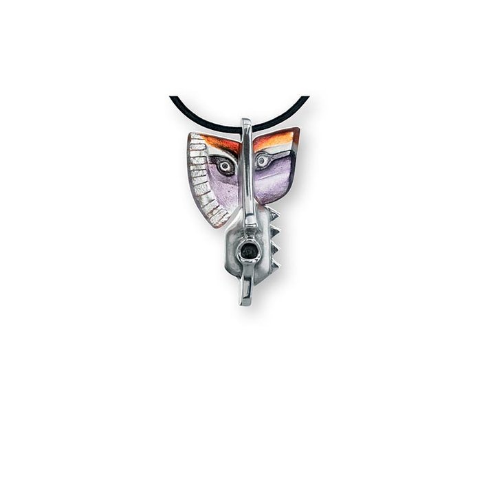 84302 Подвеска "Рюрик", пурпурная/оранжевая, 60 мм Maleras 