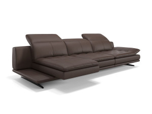 3-местный кожаный диван