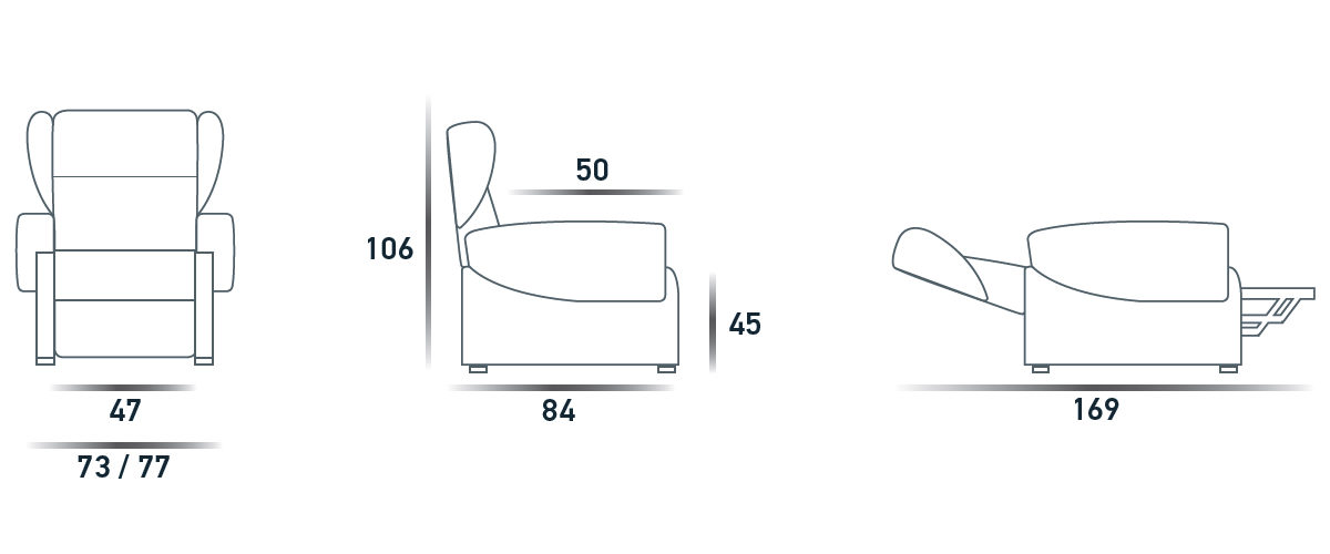 Кресло-Подъемник Lift-Relax 1 Motore  Spaziorelaxitalia  Valencia Valencia Lift-Relax 1 Motore  - Вид №4