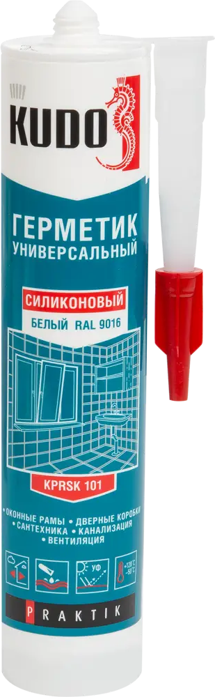 Универсальный силиконовый герметик Kudo для профессиональных и бытовых работ 84579982