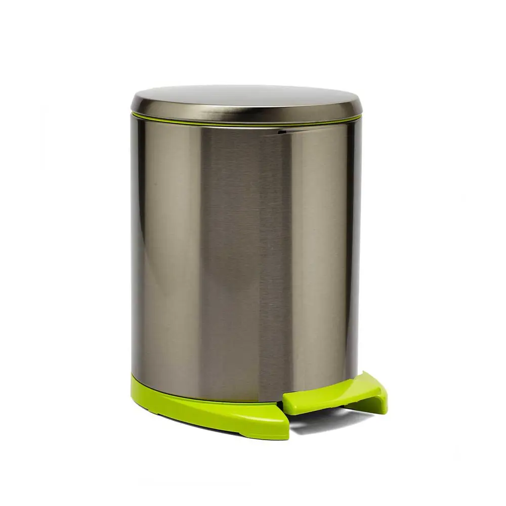 Контейнер для мусора Primanova M-E41-30-05 6 л металл цвет салатовый Cigo STLM-2190098