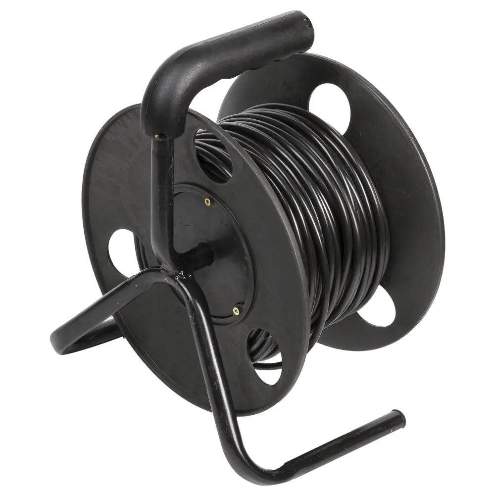 Удлинитель с заземлением на катушке 4 розетки 3х0.75 мм 50 м Santreyd STLM-2136651 - Вид №1