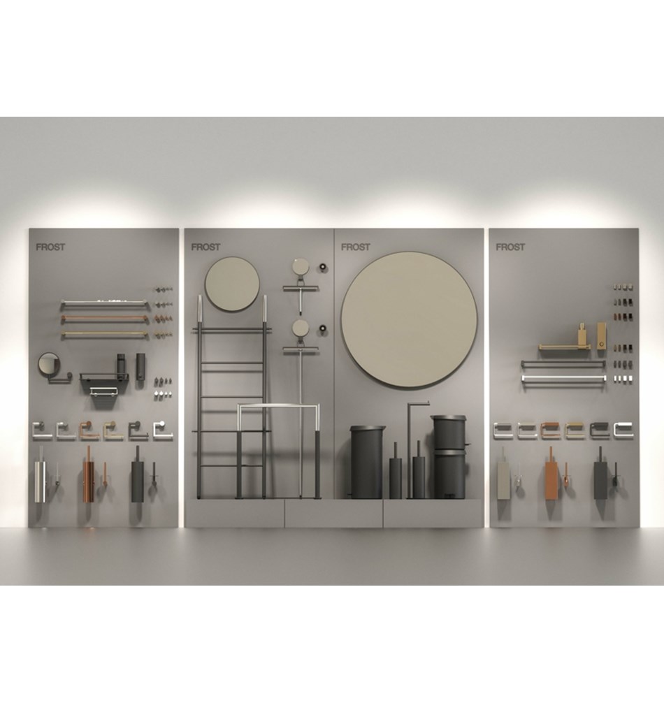 FROST Крючок 6 » 2 шт. белый Нержавеющая сталь Белый N1901-1-W  - Вид №2