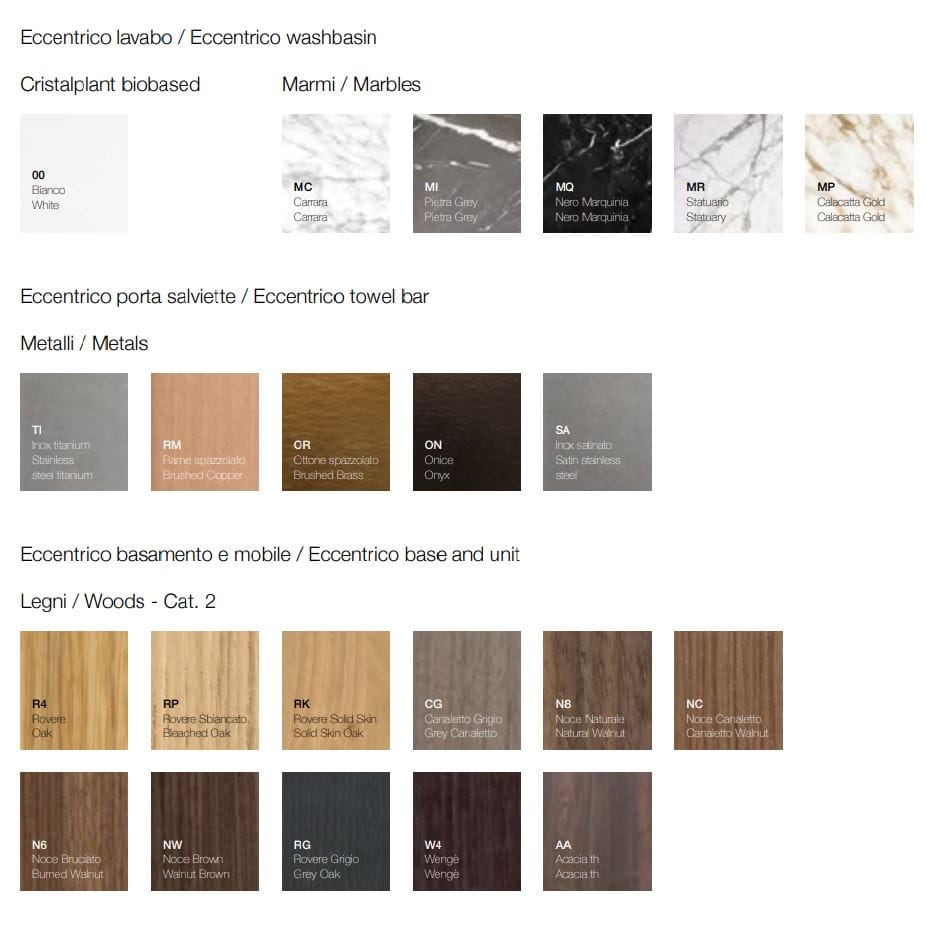 Круглый отдельно стоящий умывальник Falper Excentrico ARCH-00049961 - Вид №22