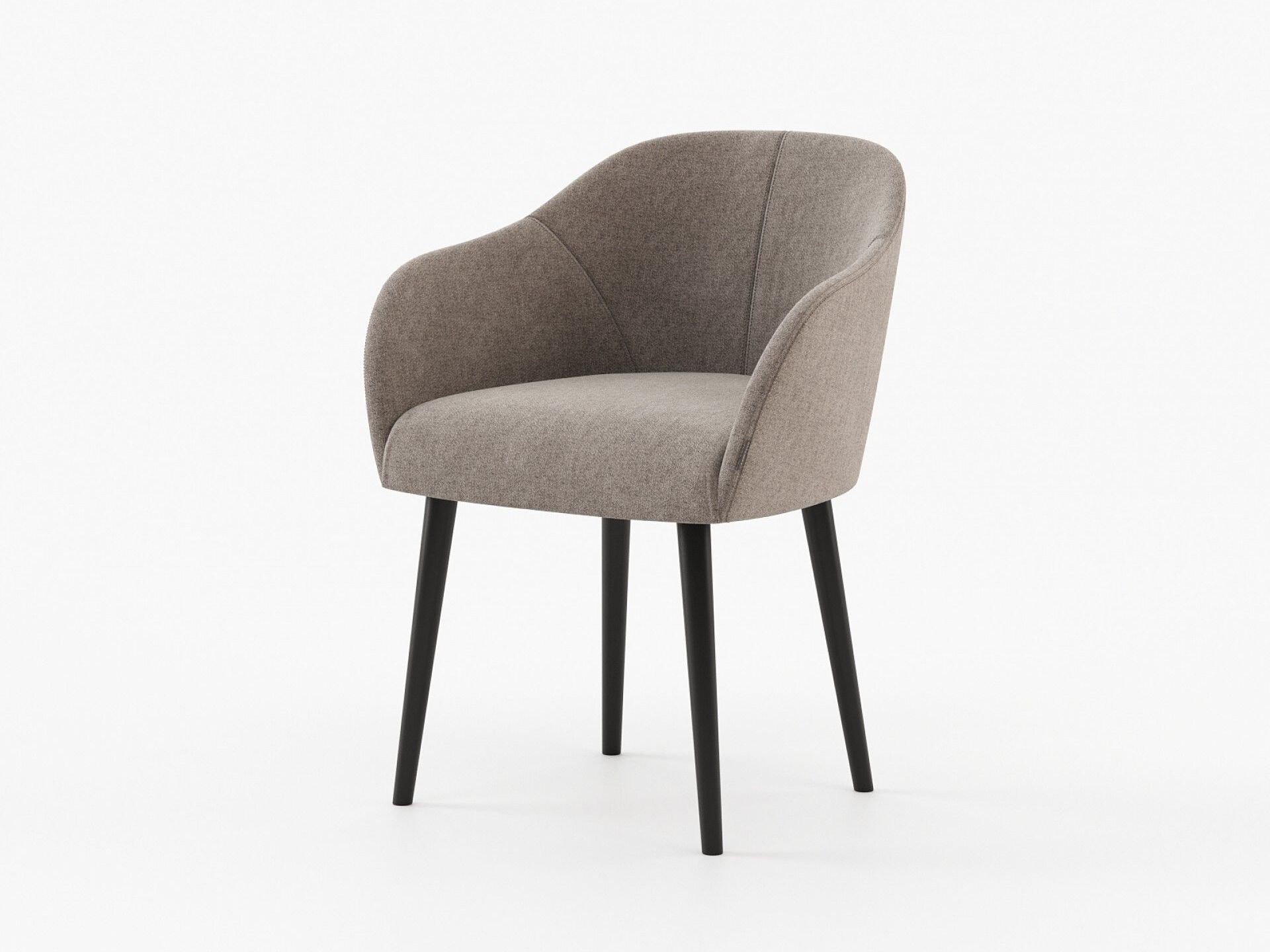 Бархатный стул с подлокотниками Laskasas ARCH-00081929 - Вид №3