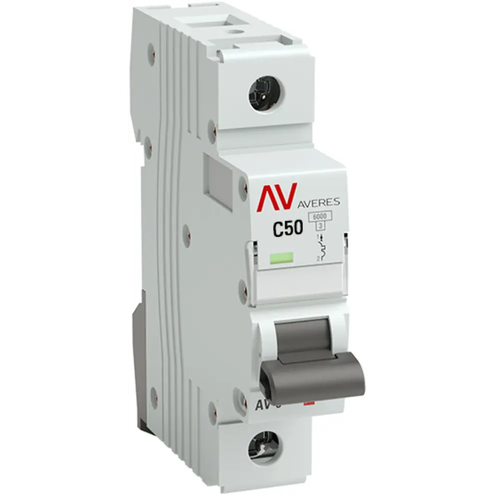 Автоматический выключатель EKF AV-6 для защиты электросети 50А 84579876 STLM-0052238