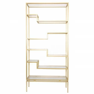 Стеллаж открытый золото "Ариан" FOR MISS  263944 Золото