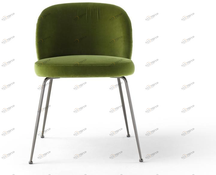 AMURA Стул из ткани или кожи с металлической основой Monnalisa Am099.332-bam