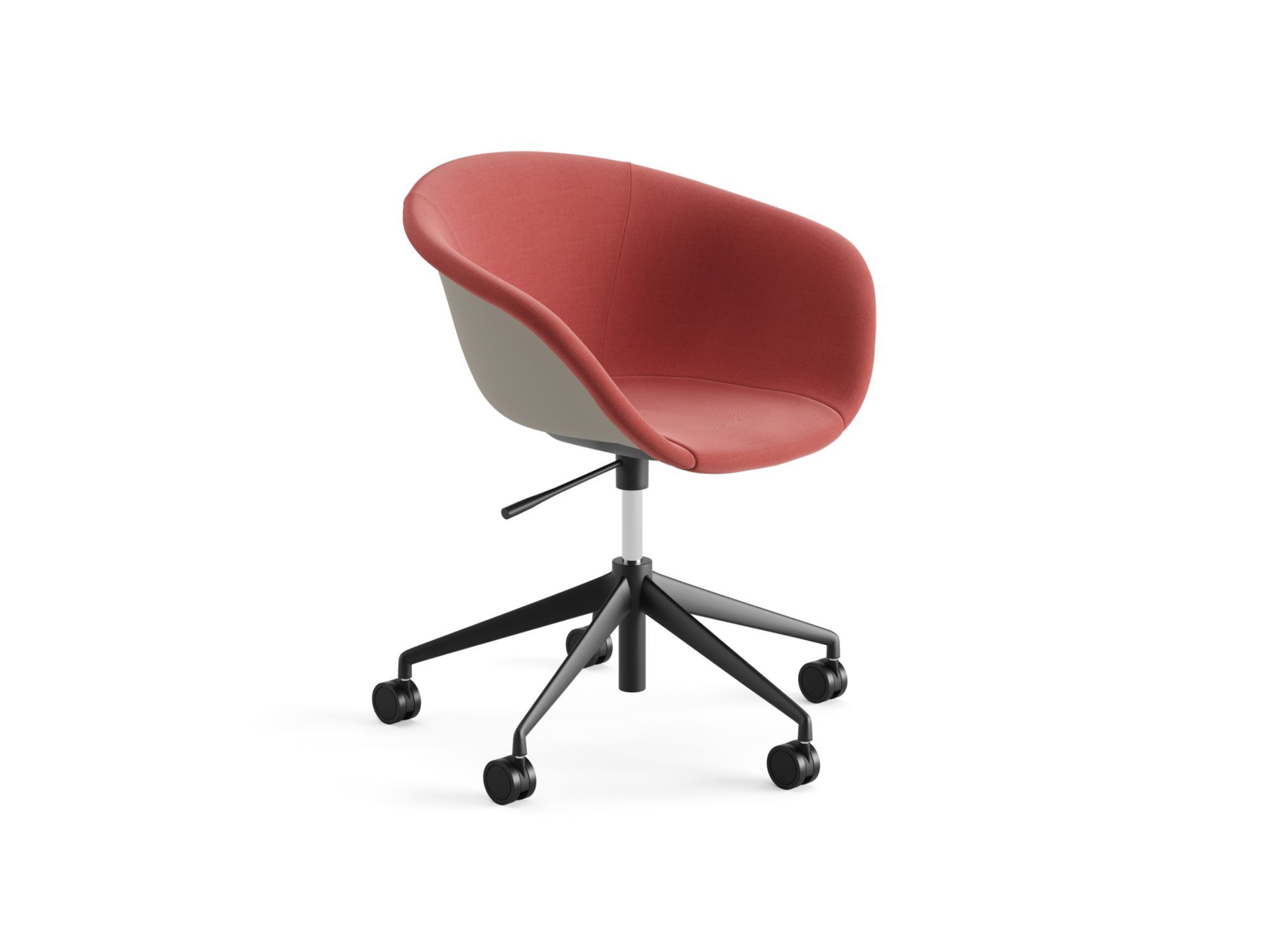 5-спицевое частично покрытое кресло с колесами Arper Duna 02 ARCH-00136880