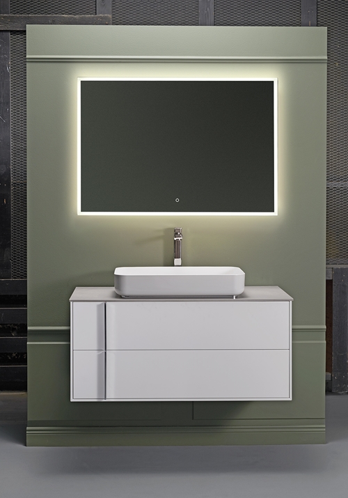 1590020 Шкаф Для Умывальника Edge 1000 Белый Hafa  Белый  - Вид №2