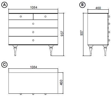 Enza Home Комод из дерева Piedra sun-id-1477089 - Вид №6