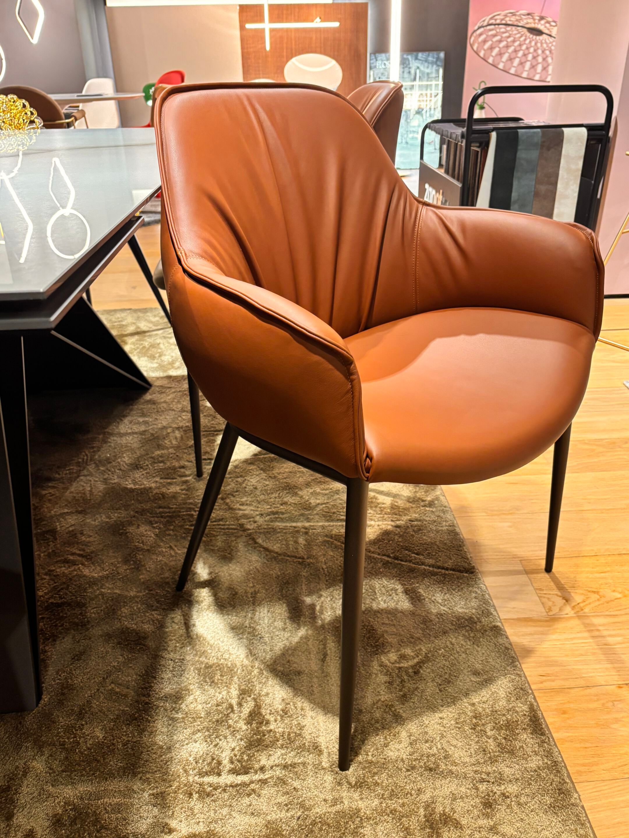 Кожаный стул с подлокотниками In Stock Cattelan Италия ARCH-00045867 - Вид №2