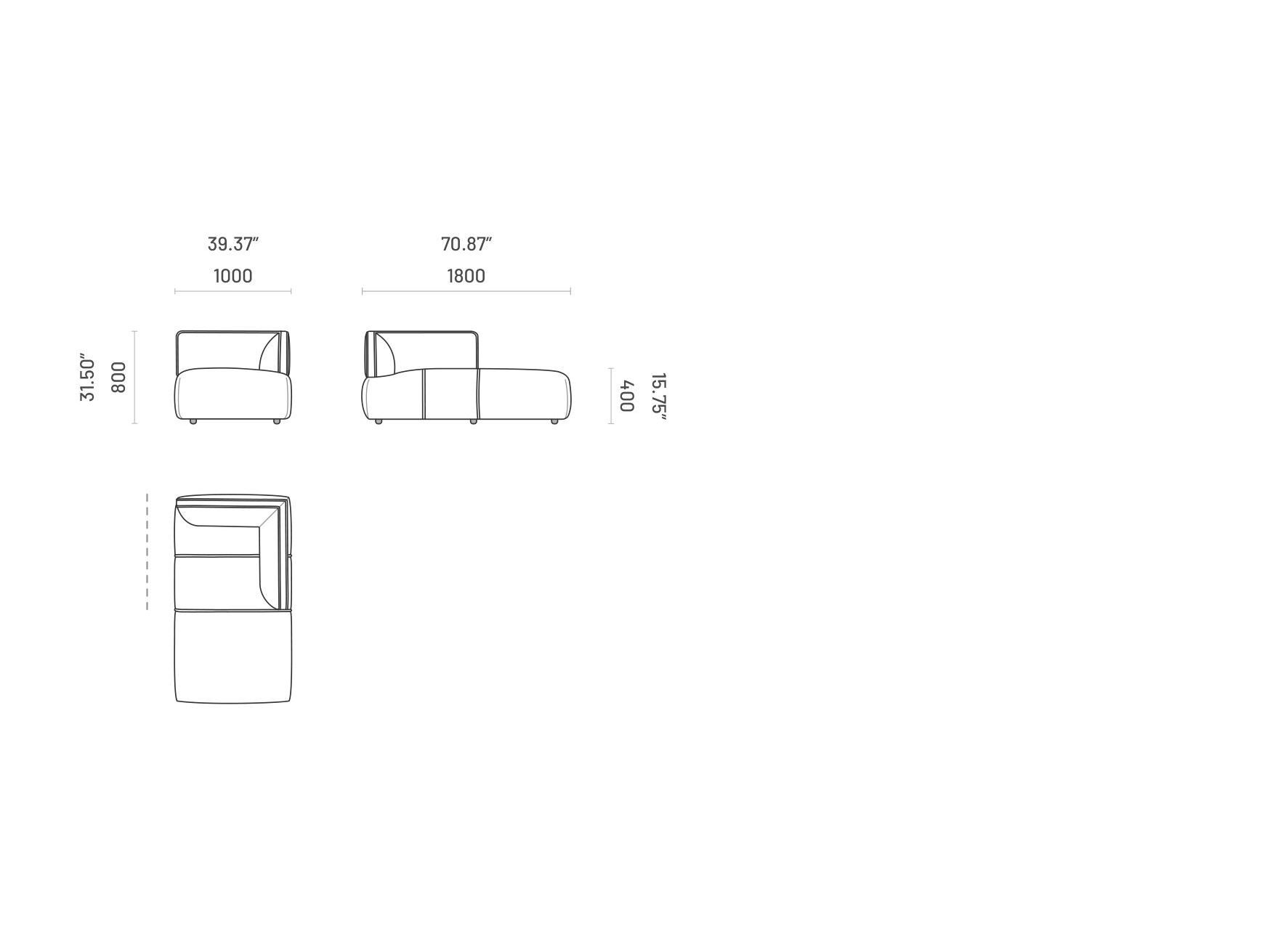 Ткань диван Domkapa DISRUPTION ARCH-00065263 - Вид №12