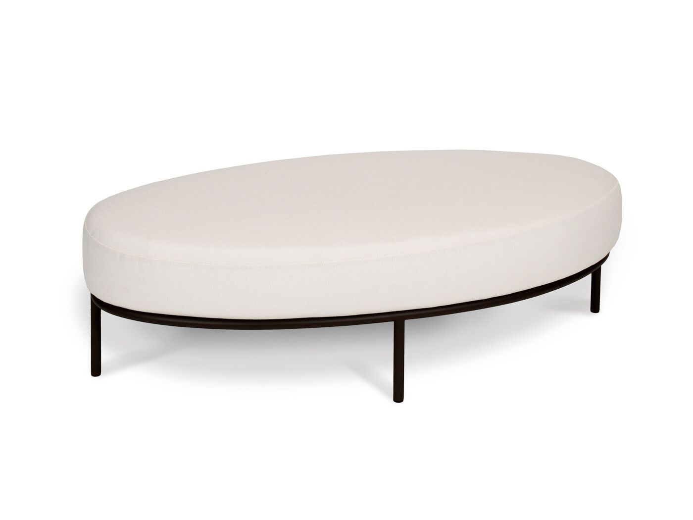 Из нержавеющей стали сад пуф FISCHER MÖBEL Aura ARCH-00024068