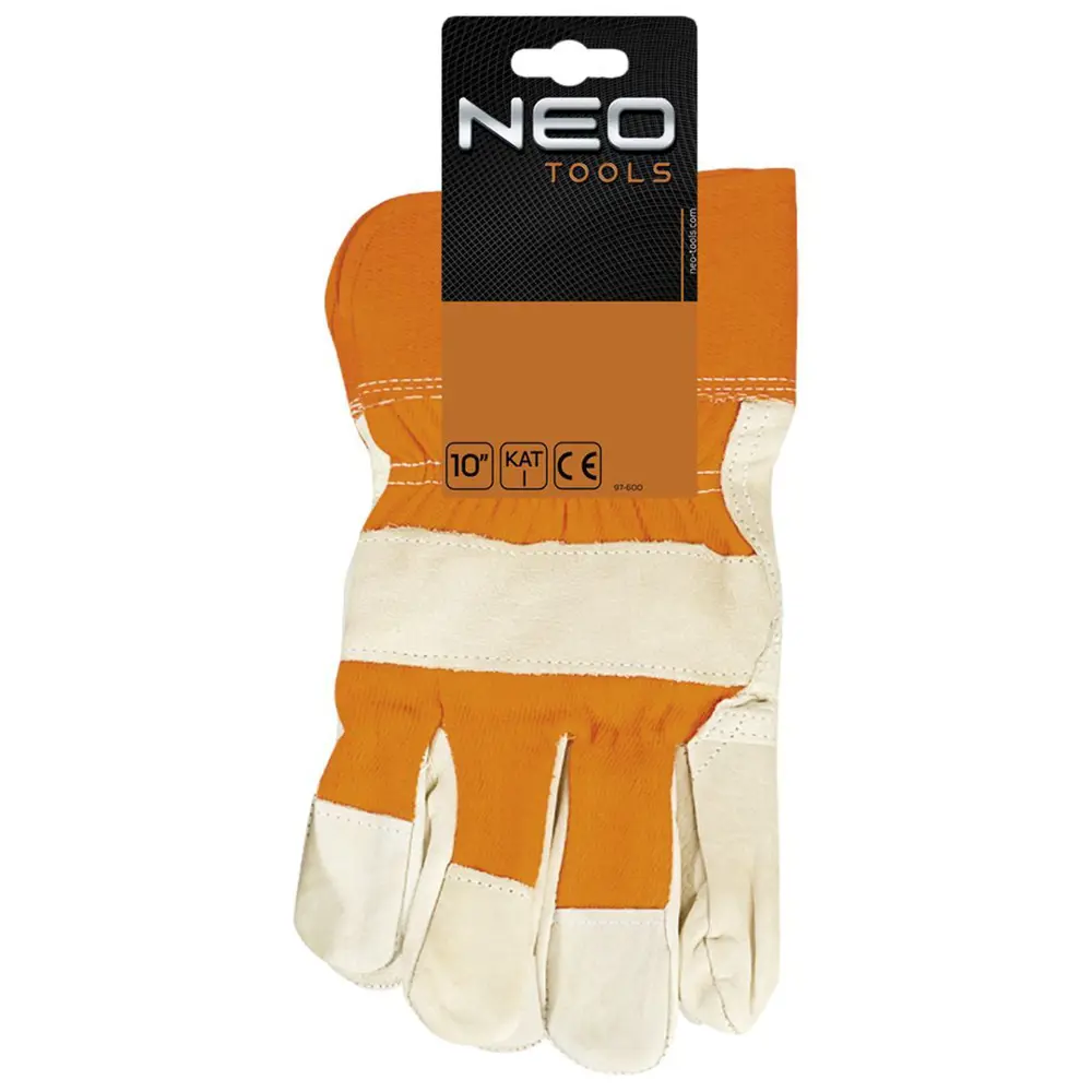 Перчатки рабочие спилковые Neo размер 10/XL Neò STLM-2173568 - Вид №1