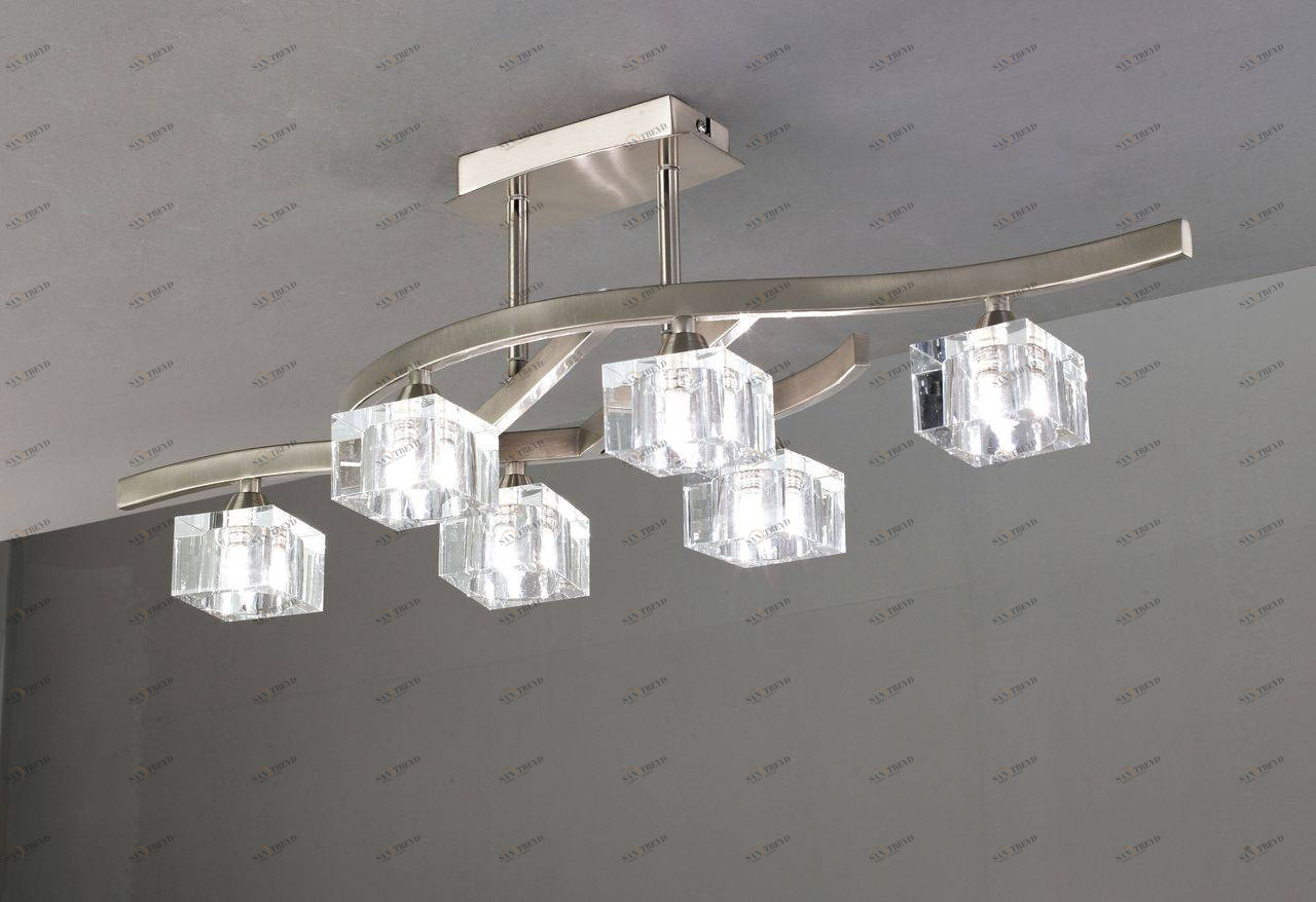 Потолочная люстра Mantra Cuadrax 1110 MANTRA ROSE 059029 Белый;серебро