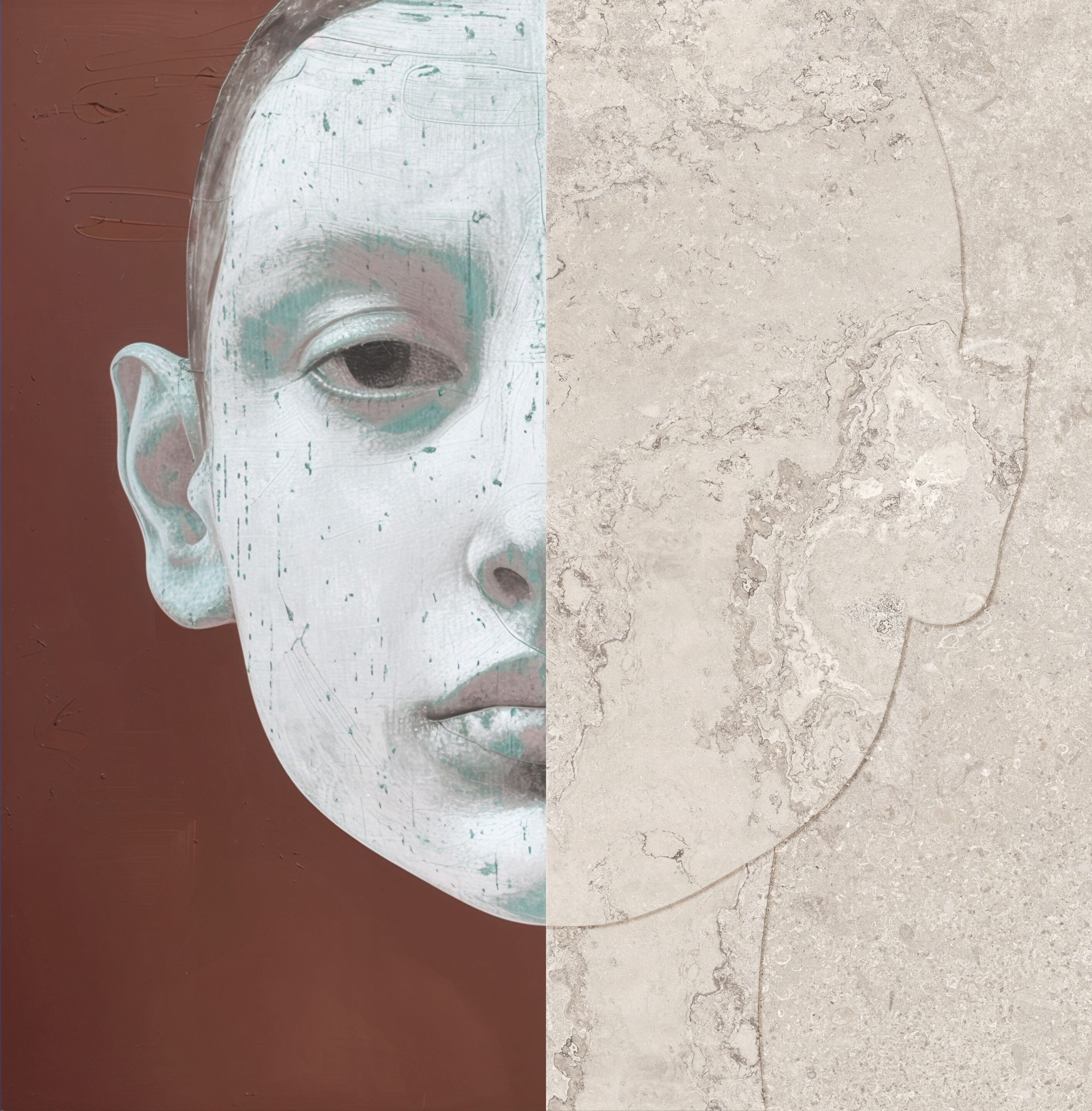 Пол / облицовка керамогранита с эффектом камня Provenza Unique Bourgogne ARCH-00119413