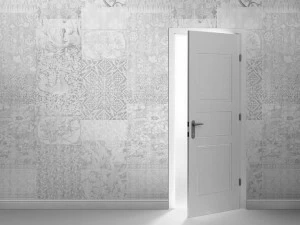 Mineheart Обои в стиле пэчворк Almost white Wal/072-3-4