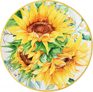 10671425 Certified International Тарелка закусочная Certified Int. Подсолнухи 23см, керамика Керамика