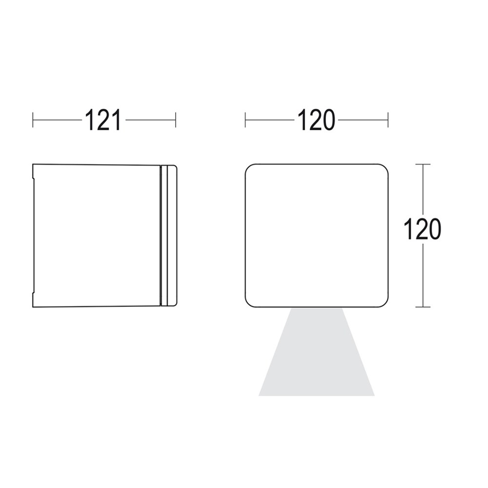 Bivio W 1L Ghidini Bivio .05 Темно-Cерый (Матовый)  - Вид №1