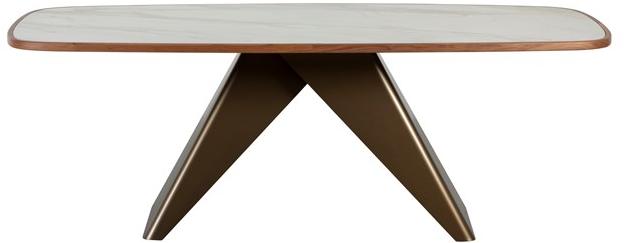 Tonin Casa Прямоугольный стол из керамогранита на стальной основе sun-id-1346642 - Вид №6