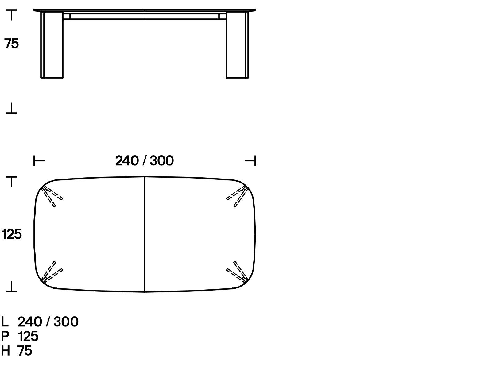 Прямоугольный мраморный стол ACERBIS MAXWELL ARCH-00130931 - Вид №6