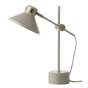 Лампа настольная MR, D19 см, серо-коричневая матовая