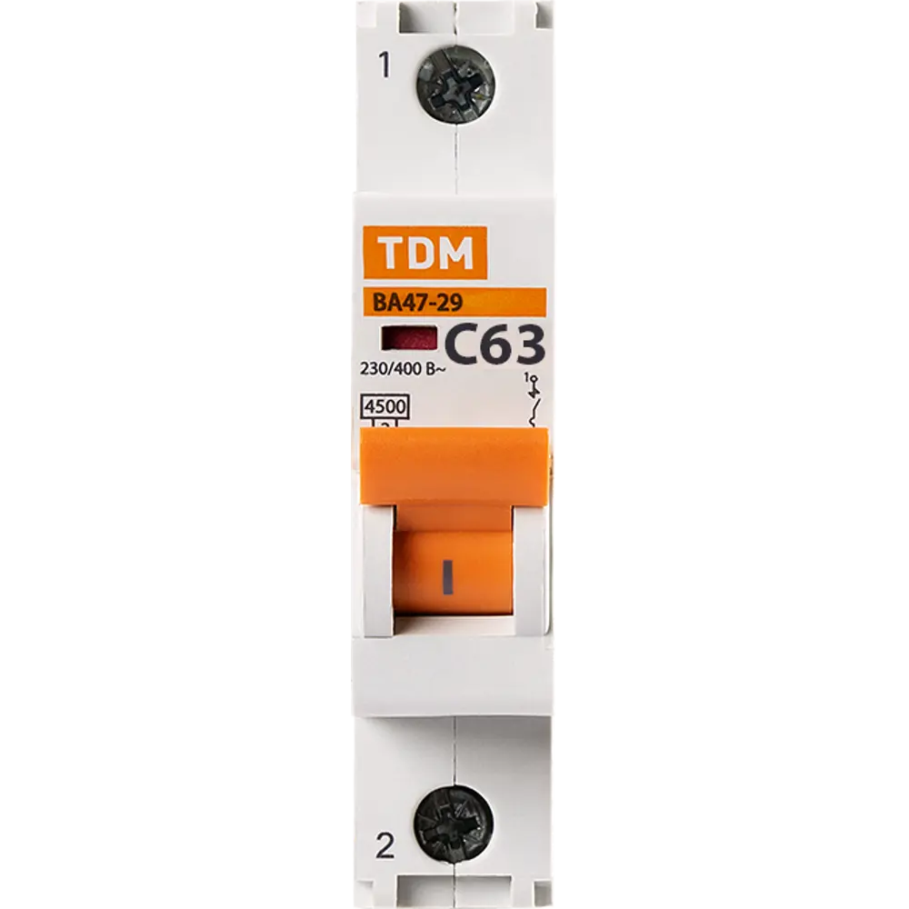 Автоматический выключатель TDM Electric ВА47-29 для защиты электросетей 84399495 STLM-0049268 - Вид №1