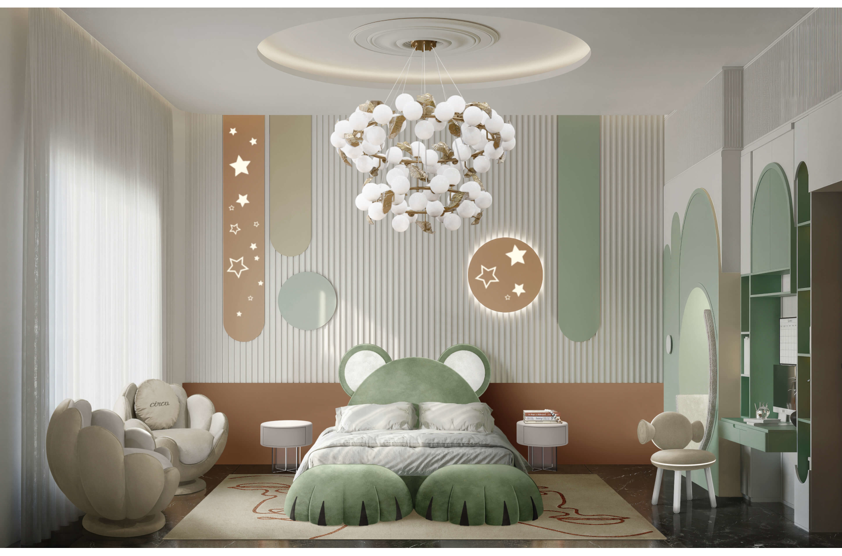 CIST593 Прикроватные тумбочки детские Облако Circu  - Вид №14